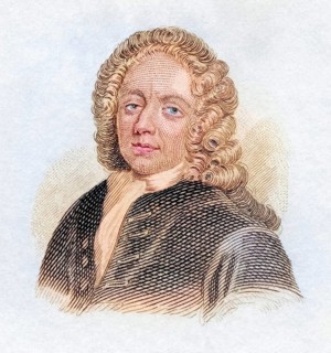 Edward Vernon Old Grog, 1684 to 1757, English naval officer, digitally restored reproduction from a