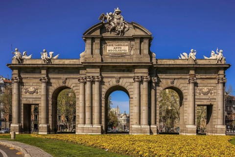 The Alcala Door (Puerta de Alcala) is a one of the ancient doors of the city of Madrid, Spain,