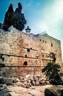 Al-Aqsa Mosque on Southern Wall of Temple Mount