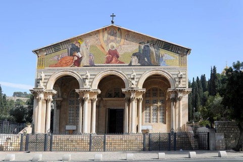 The Church of All Nations also known as the Basilica of the Agony. It is a Roman catholic church