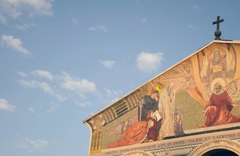 The Church of All Nations also known as the Basilica of the Agony. It is a Roman catholic church