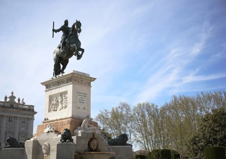 Palacio de Oriente called the Palacio Real (Royal Palace) in Madrid, Spain, Europe