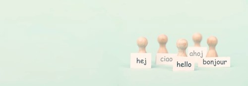 European languages, word hello in different language spoken in Europe, concept of multilingual