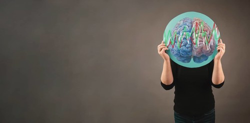 Epilepsy, brain with seizure, EEG, electrical activity of mind, alzheimer awareness, dementia