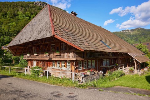 Black Forest house in the district of Geschwend, Todtnau, Black Forest, district of Lorrach,
