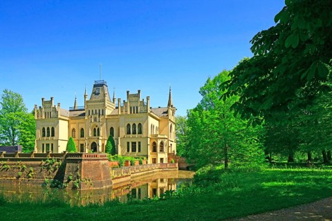 Evenburg Castle, Leer-Loga, East Frisia, Germany, Europe