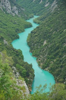 Gorges du Verdon, Verdon Gorge, Verdon, river, gorge, cliffs, mountains, rocks, landscape, view
