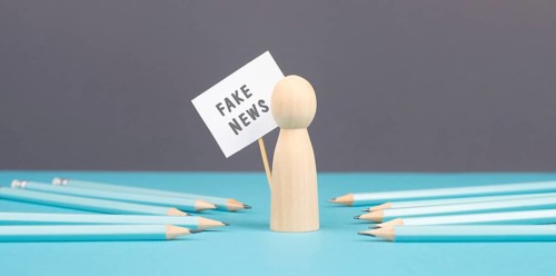 Fake News in progress, facts and propaganda, conspiracy theory concept, media and manipulation,