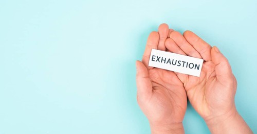 Exhaustion and stress, burnout in hustle culture, low energy, work life balance