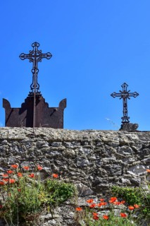Cemetery in the commune of La Garde-Adhémar in the Département of Drôme in the Auvergne-Rhône-Alpes