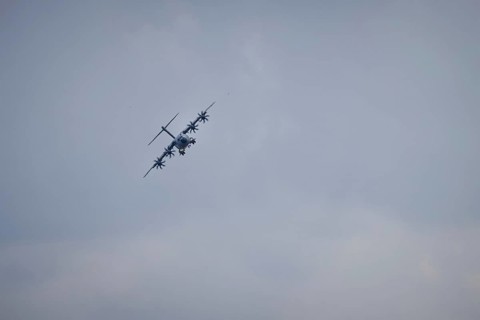 An Airbus A400M, photographed during an air show at the ILA Berlin Air Show in Berlin, 7 June 2024