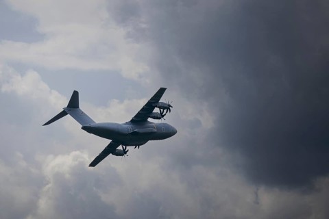 An Airbus A400M, photographed during an air show at the ILA Berlin Air Show in Berlin, 7 June 2024
