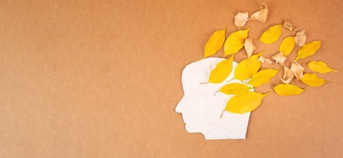 Dementia diagnosis, ParkinsonÂ´s disease, Alzheimer awareness day, memory loss disorder, brain with