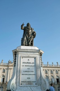 Stanislas statue at the place stanislas in Nancy, France, duke departement Lorraine, Europe