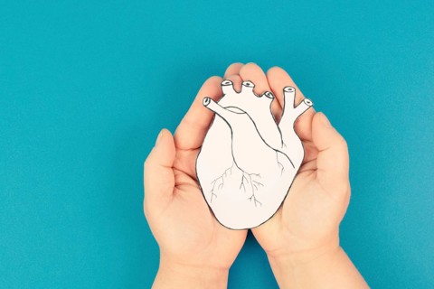 Heart attack, Myocarditis disease, inflammation of the muscle, thrombosis andcardiac stress, hands