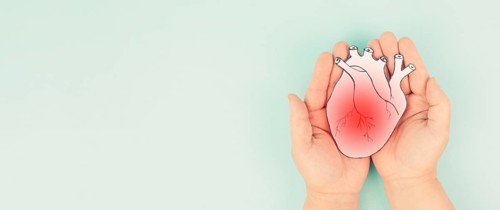 Heart attack, Myocarditis disease, inflammation of the muscle, thrombosis andcardiac stress, hands