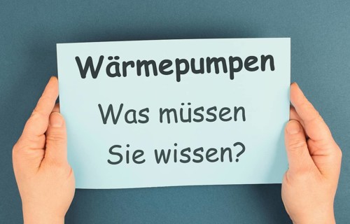 Heat pumps, what you need to know, german language, new building energy act, climate protection