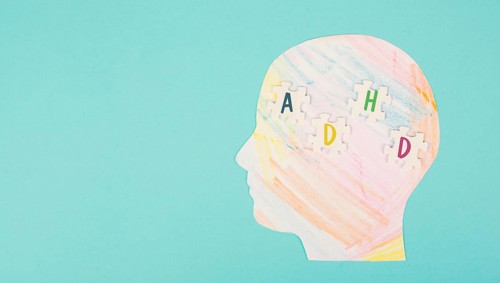 ADHD, attention deficit hyperactivity disorder, mental health, colored paper