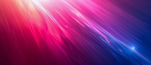 Abstract image with glowing lines in pink, purple, and blue creating an ethereal effect, AI