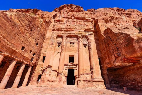 Urn Tumb, Petra, Jordan, Asia