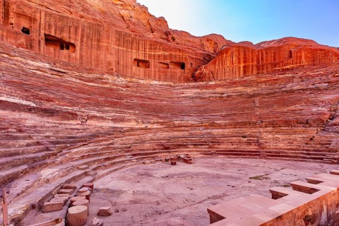 Theater, Petra, Jordan, Asia