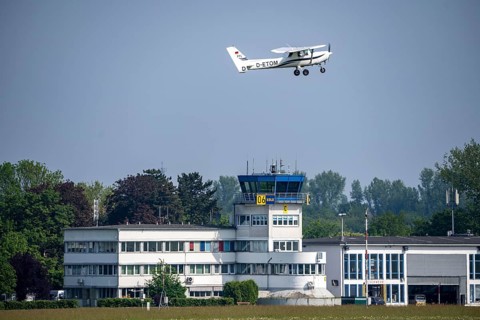 Mülheim-Essen airfield, commercial airfield in the south of Essen and in the east of Mülheim an der