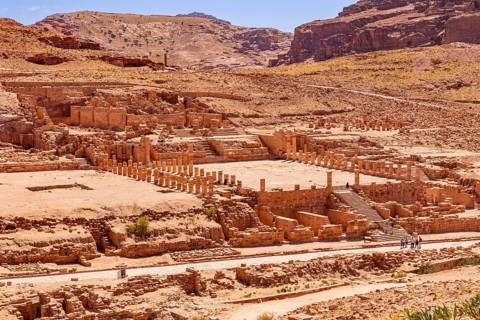 The Great Temple, Petra, Jordan, Asia