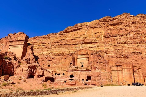 Tomb of Unayshu, Petra, Jordan, Asia