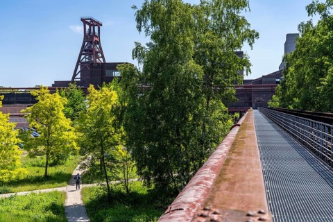 Zollverein Coal Mine Industrial Complex World Heritage Site in Essen, Zollverein Park on the site