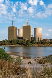 Duisburg-Huckingen gas-fired power station, operated by RWE, on the site of Hüttenwerke Krupp