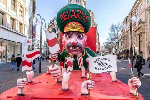 Rose Monday in Cologne, street carnival, the Rose Monday parade was cancelled due to the Corona