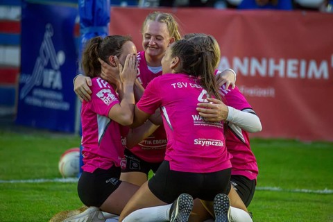 Fistball (woman) : TSV Dennach against TV Jahn Schneverdingen (IFA 2024 Fistball World Tour Finals