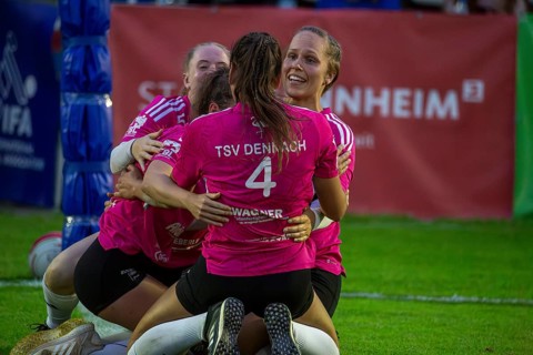 Fistball (woman) : TSV Dennach against TV Jahn Schneverdingen (IFA 2024 Fistball World Tour Finals