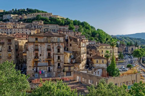 Old town of Cosenza, capital and cultural centre of the province of the same name in the Calabria
