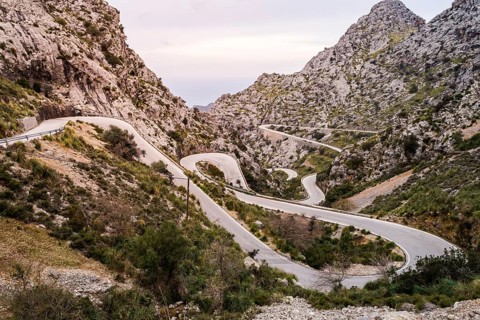 Street, Sa Calobra, Majorca