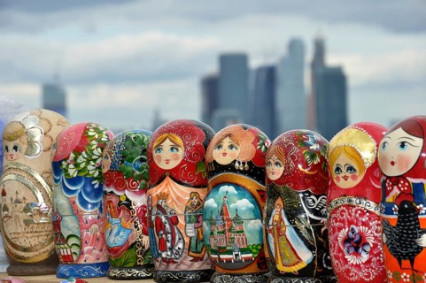 Russian national souvenir, a Matryoshka