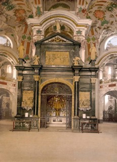Einsiedeln, the chapel (interior view), Vierwaldstaettersee, Switzerland, Historic, digitally