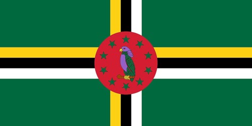 Flag of Dominica, Vector illustration
