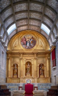 Chancel, Cathedral Igreja da Sé Catedral de Faro, Old Town, Faro, Algarve, Portugal, Europe