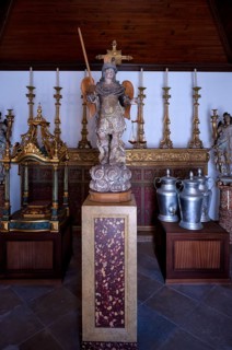 Interior view Chapel of St Michael, Capela Sao Miguel, Cathedral Igreja da Sé Catedral de Faro, Old
