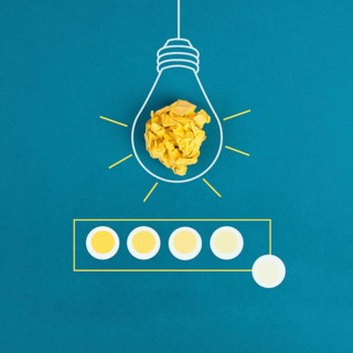 Light bulb concept, having a new idea, brainstorming, start up business, creative marketing,