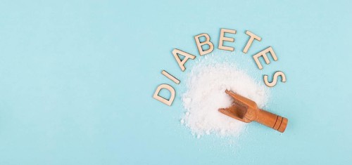 Shovel with white refined sugar, health problems by diabetes, insulin resistent, unhealthy food,