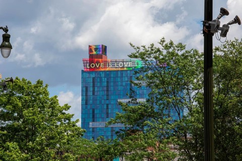 Detroit, Michigan USA, 9 June 2024, Gay, lesbian, bisexual, and transgender activists and their