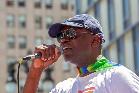 Detroit, Michigan USA, 9 June 2024, Gay, lesbian, bisexual, and transgender activists and their
