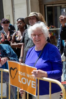 Detroit, Michigan USA, 9 June 2024, Gay, lesbian, bisexual, and transgender activists and their