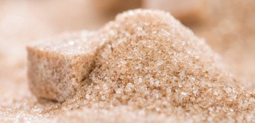 Detailed close-up shot of Brown Sugar as background image