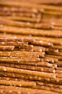 Salt Sticks (close-up shot) for use as food background or as texture