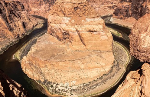 Horseshoe Bend, Colorado River at Grand Canyon, Arizona, USA, North America