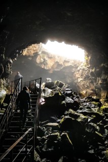 Old Lava cave in Iceland open for tourists