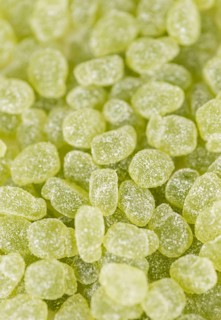 Gummy candy (close-up shot) for use as background image or as texture